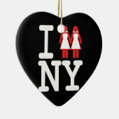 ICH GOT VERHEIRATETES IN NY FRAUEN - .PNG KERAMIKORNAMENT (Rechts)