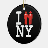 ICH GOT VERHEIRATETES IN NY MÄNNERN - .PNG KERAMIKORNAMENT (Links)