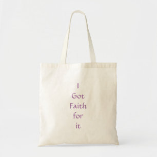 Ich got Vertrauen für es Tasche