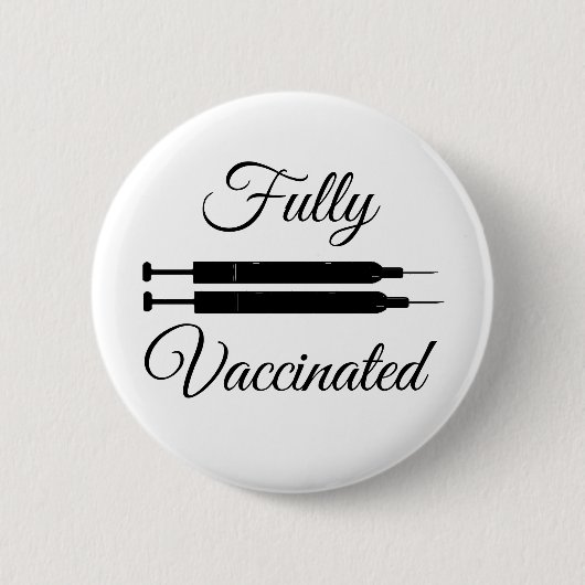 Ich got vollständig geimpft button (Vorderseite)
