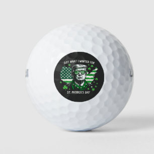 Ich Got, was ich für St. Patrick's Day Trump USA g Golfball