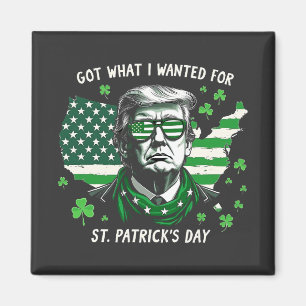 Ich Got, was ich für St. Patrick's Day Trump USA g Magnet
