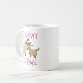 Ich Got (Ziege) Sie Babe, Niedliches Ziegenangebot Kaffeetasse (Vorderseite Links)