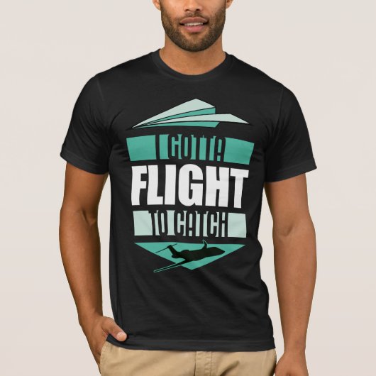 ICH GOT ZUM FLUG ZUM FANG T-Shirt (Vorderseite)