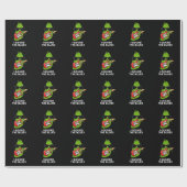 Ich gourte die Blues Funny Veggie Pun Dark BG Geschenkpapier (Flach)