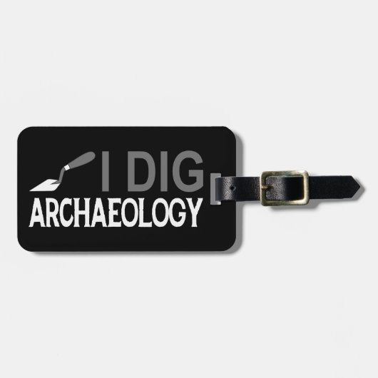 Ich grabe Archäologie Gepäckanhänger (Vorderseite horizontal)