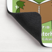 Ich grabe Bruch-Mathe Mousepad (Ecke)