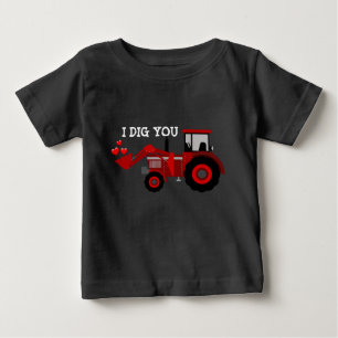 Ich grabe dir Valentine LKW Herz Jungs Shirt
