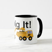 Ich grabe es Entwurf - schwärzen Sie Tasse (VorderseiteRechts)