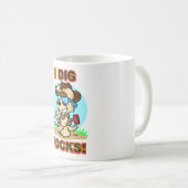 Ich grabe Felsen! Tasse (VorderseiteRechts)