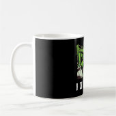 Ich grabe Glück Bagger St. Patrick's Day Irisch Kaffeetasse (Links)