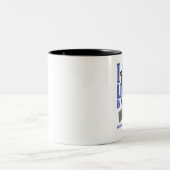 ICH GRABE LEBEN in der ISON Blizzard-Tasse Zweifarbige Tasse (Mittel)