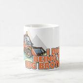 Ich grabe Sein ein großer Bruder Kaffeetasse (Mittel)