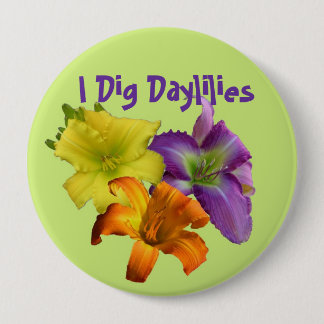 Ich grabe Taglilien Button