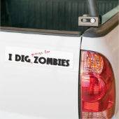 Ich grabe Zombie-Aufkleber Autoaufkleber (Auf Lkw)