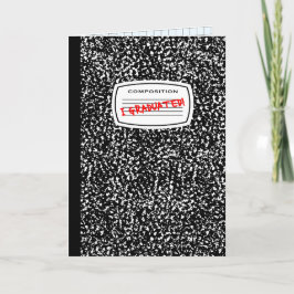 ich graduierte Zusammensetzungsbuch Ankündigung