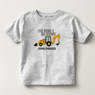 Ich greife, dass ich ein großer Bruder baue LKW NA Kleinkind T-shirt