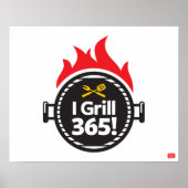 Ich Grill 365! Poster (Vorne)