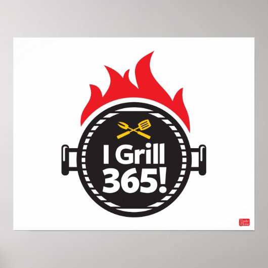 Ich Grill 365! Poster (Vorne)