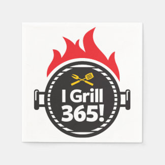 Ich Grill 365! Serviette