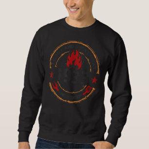 Ich grill und rauche Fleisch seit 1933 89 Jahre al Sweatshirt