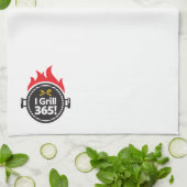 Ich grille 365! küchentuch (Gefaltet)