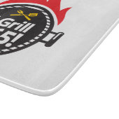 Ich grille 365! schneidebrett (Ecke)