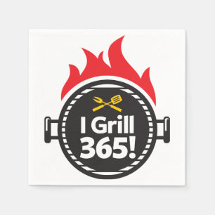 Ich grille 365! serviette
