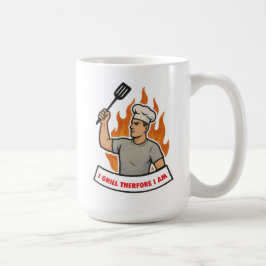 Ich grille, also bin ich lustig für Vater Ehemann  Kaffeetasse