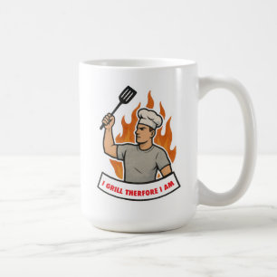 Ich grille, also bin ich lustig für Vater Ehemann Kaffeetasse