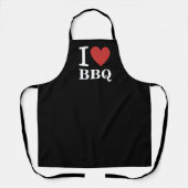 Ich ❤️ GRILLEN für Mitarbeiter CUSTOM Schürze (Vorderseite)