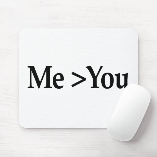 Ich größer als Sie Mousepad (Mit Mouse)