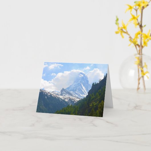 Ich grüße auf der Weltspitze Karte (Gelbe Blume)