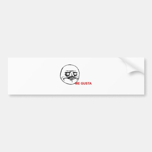 Ich Gusta Autoaufkleber (Vorne)