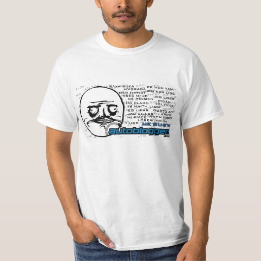 ICH GUSTA AUTOBLOGGEN T-Shirt (Vorderseite)