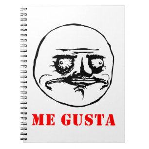 Ich Gusta - meme Notizblock