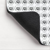 Ich Gusta Muster Mousepad (Ecke)