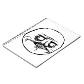 "Ich Gusta" Notizbuch Notizblock (Linke Seite)