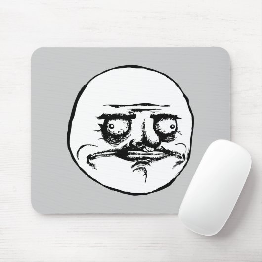 Ich Gusta Raserei-Gesicht Meme Mousepad (Mit Mouse)