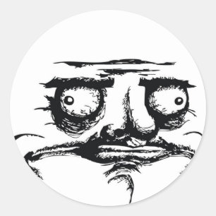 Ich Gusta Runder Aufkleber