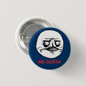 Ich Gusta stelle Meme gegenüber Button (Vorne & Hinten)