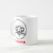 Ich Gusta (Text) Kaffeetasse (Vorderseite Links)