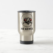 Ich Gusta Valentine in der Liebe - meme Reisebecher (Mittel)