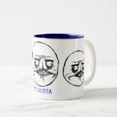 ICH GUSTA ZWEIFARBIGE TASSE (VorderseiteRechts)