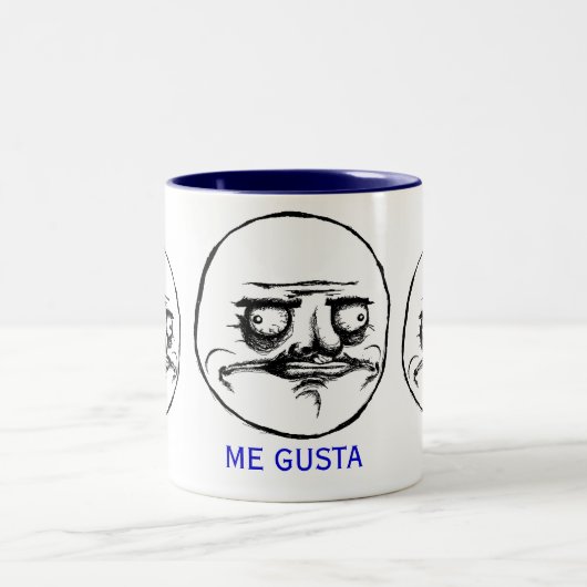 ICH GUSTA ZWEIFARBIGE TASSE (Mittel)