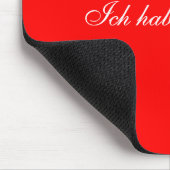 Ich hab' Dich lieb mousepad (deutsch, ich Liebe du (Ecke)