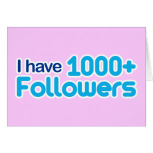 Ich habe 1000+ Nachfolger