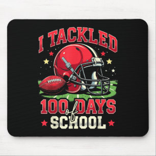 Ich habe 100 Schultage 100 Tage Fußball am Tag bew Mousepad