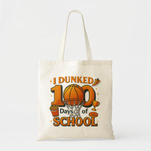 Ich habe 100 Schultage Basketball-Student Tragetasche