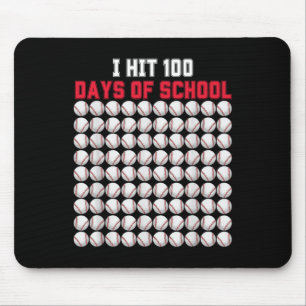 Ich habe 100 Schultage erreicht Bysebyll Byt 100. Mousepad